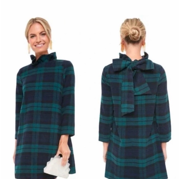 Tuckernuck Dresses & Skirts - EUC Tuckernuck Blackwatch Plaid Daphne Dress